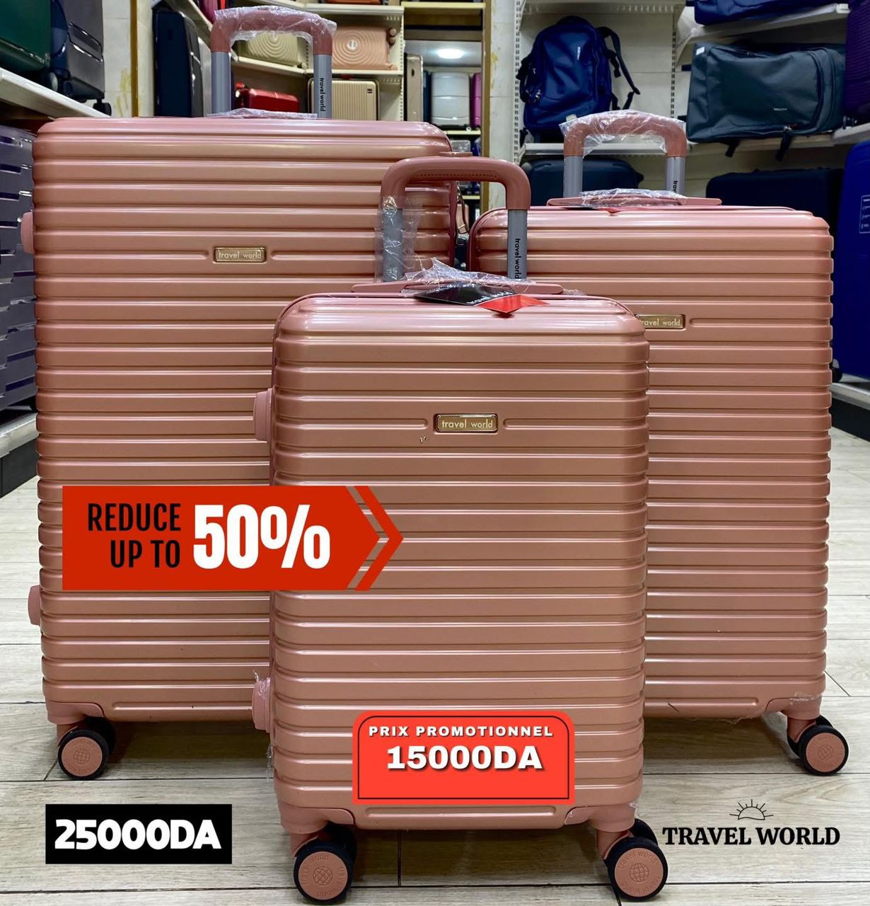 travel world 3 pcs