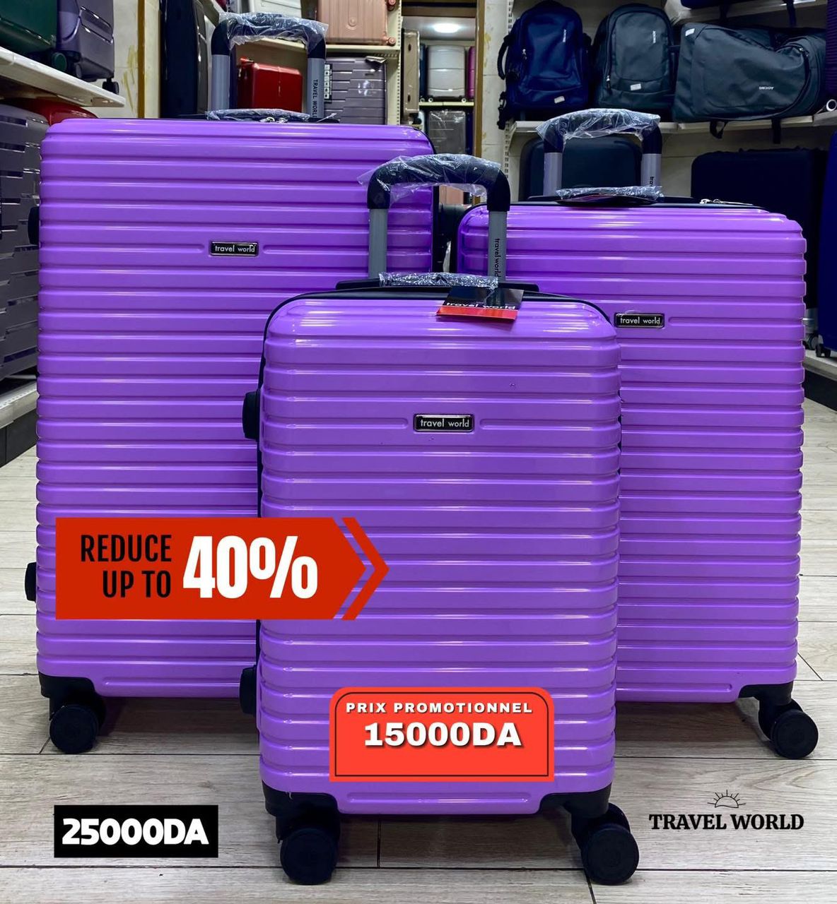 travel world 3 pcs