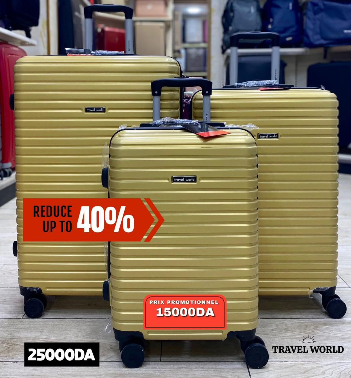 travel world 3 pcs
