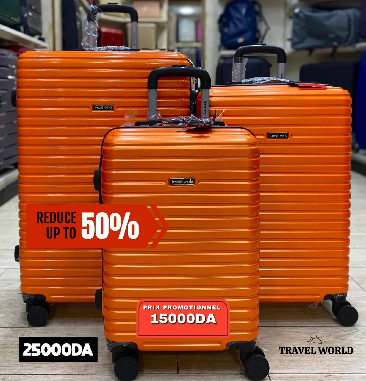 travel world 3 pcs