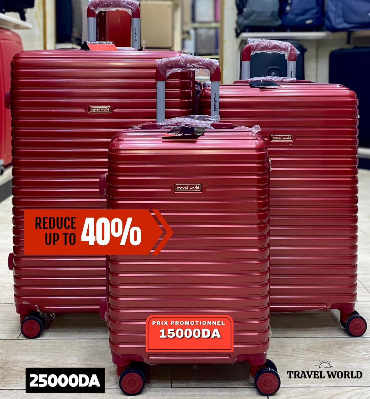 travel world 3 pcs